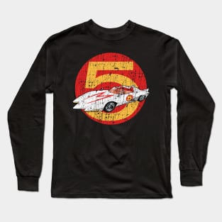 Mach 5 Distressed Long Sleeve T-Shirt